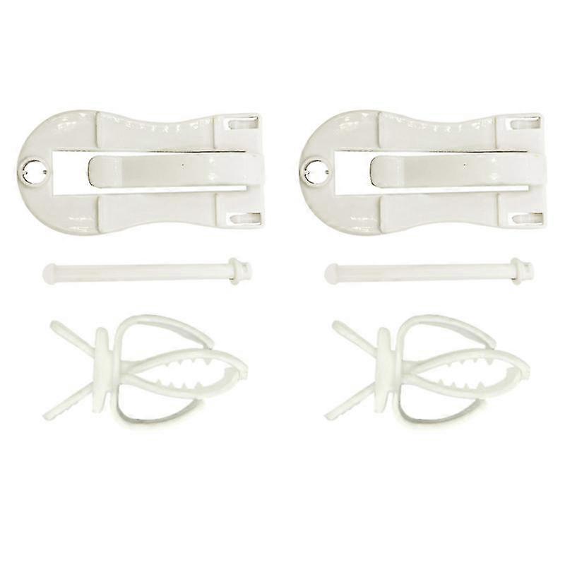 4pcs Parrot Vegetable Clip Multi-functional Fixed Clip Bird Cage Supply (white)