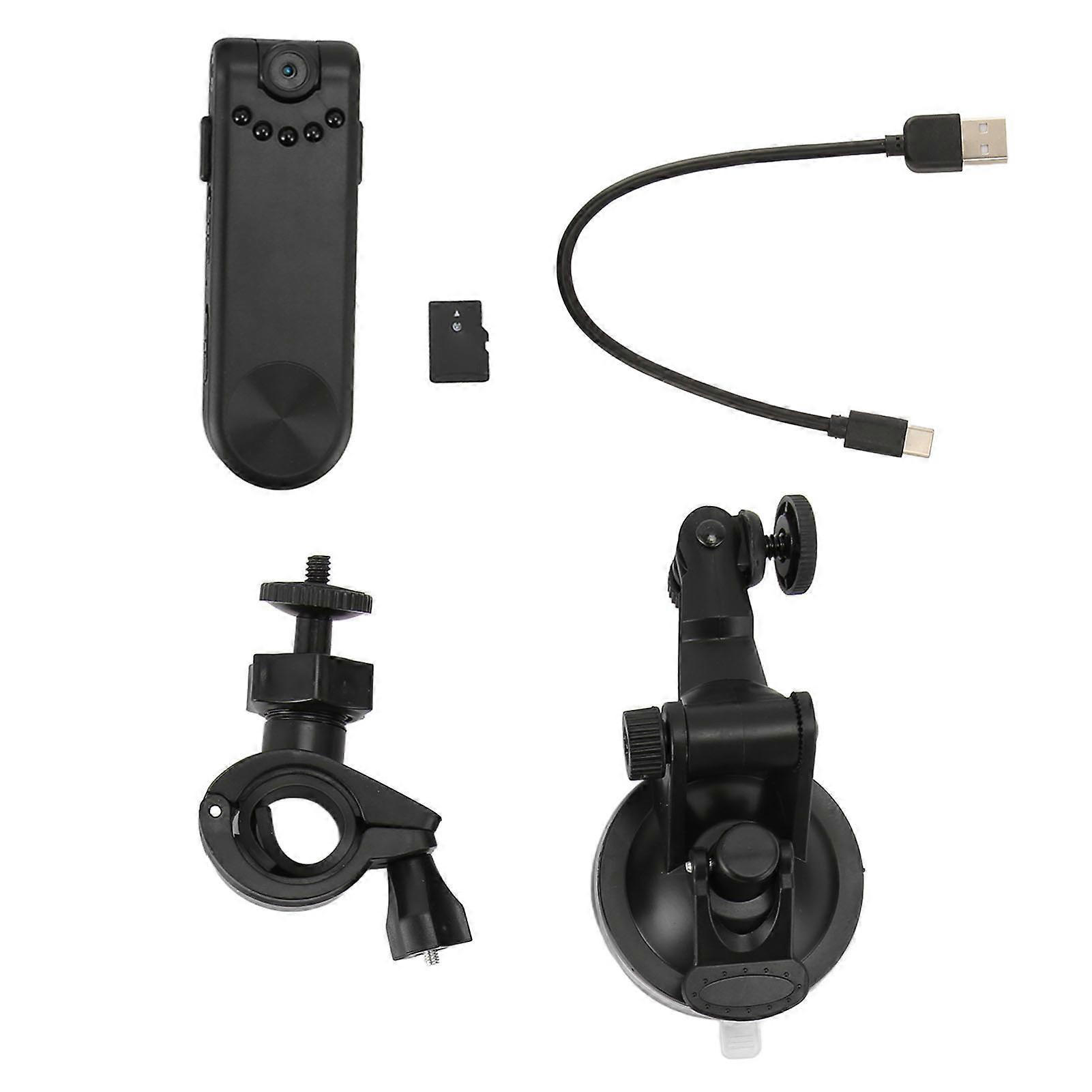 Portable Video Recorder 1080P HD Noise Reduction Night Vision Mini Pocket Law Enforcement Camera No Memory Card (external Card Can Be Inserted)