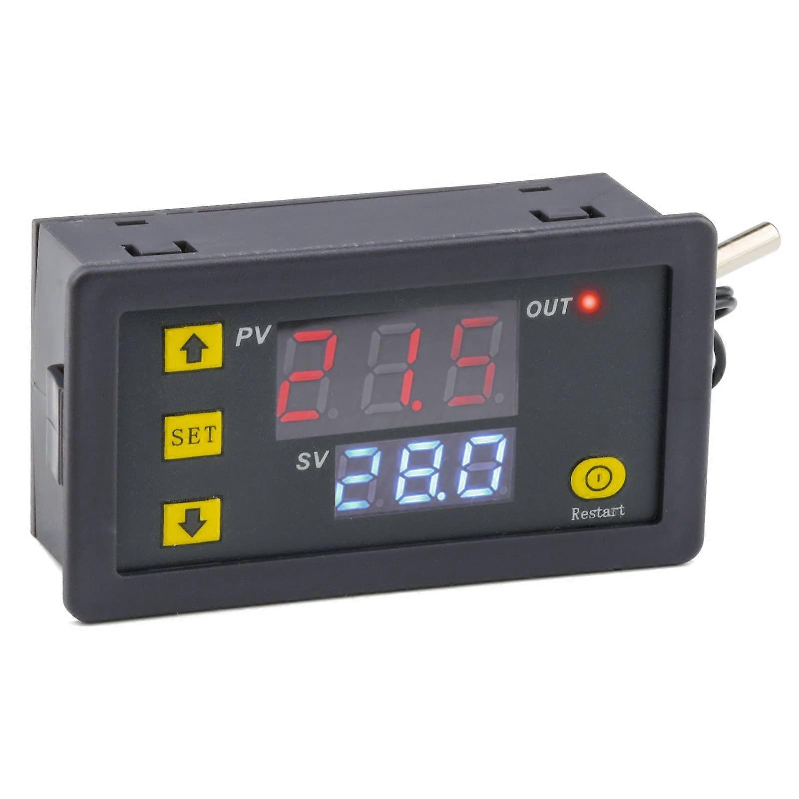 Temperature Controller W3230 Mini Digital Temperature Controller LED Display Thermostat Regulator DC 12V 20A Temperature Control Sensor