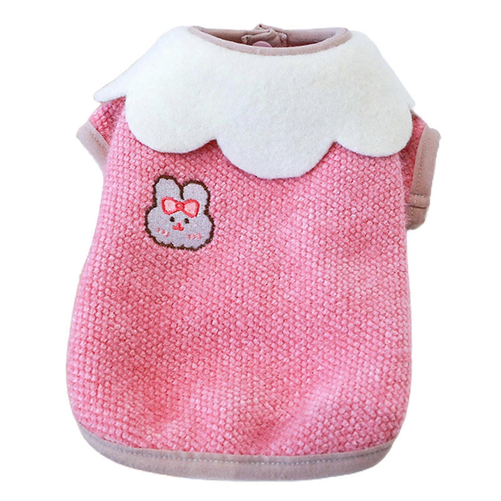 Rabbit Pattern Pet Vests Comfortable Polyester Two-legged Wear Pet Clothes Pet Supplies
