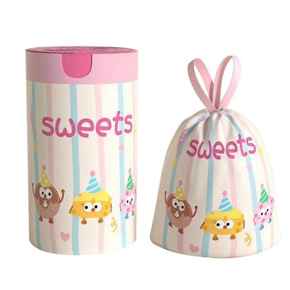 Garbage Bag Household Drawstring Portable Thickened Kitchen Number Living Room Garbage Bag