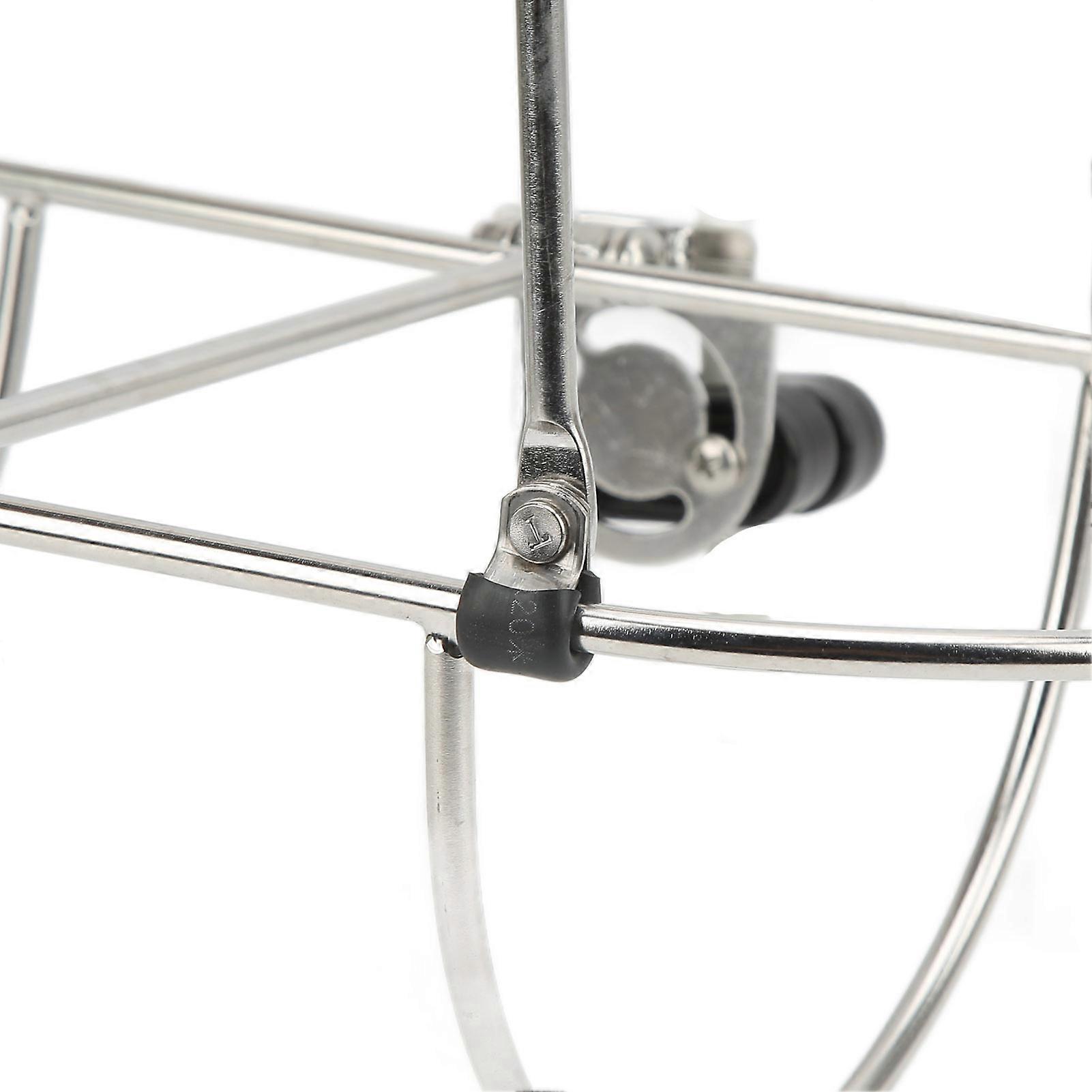 Boat Mudguard Rack 304 Stainless Steel Folding Double Holder for 7in Marine Yacht Mudguard