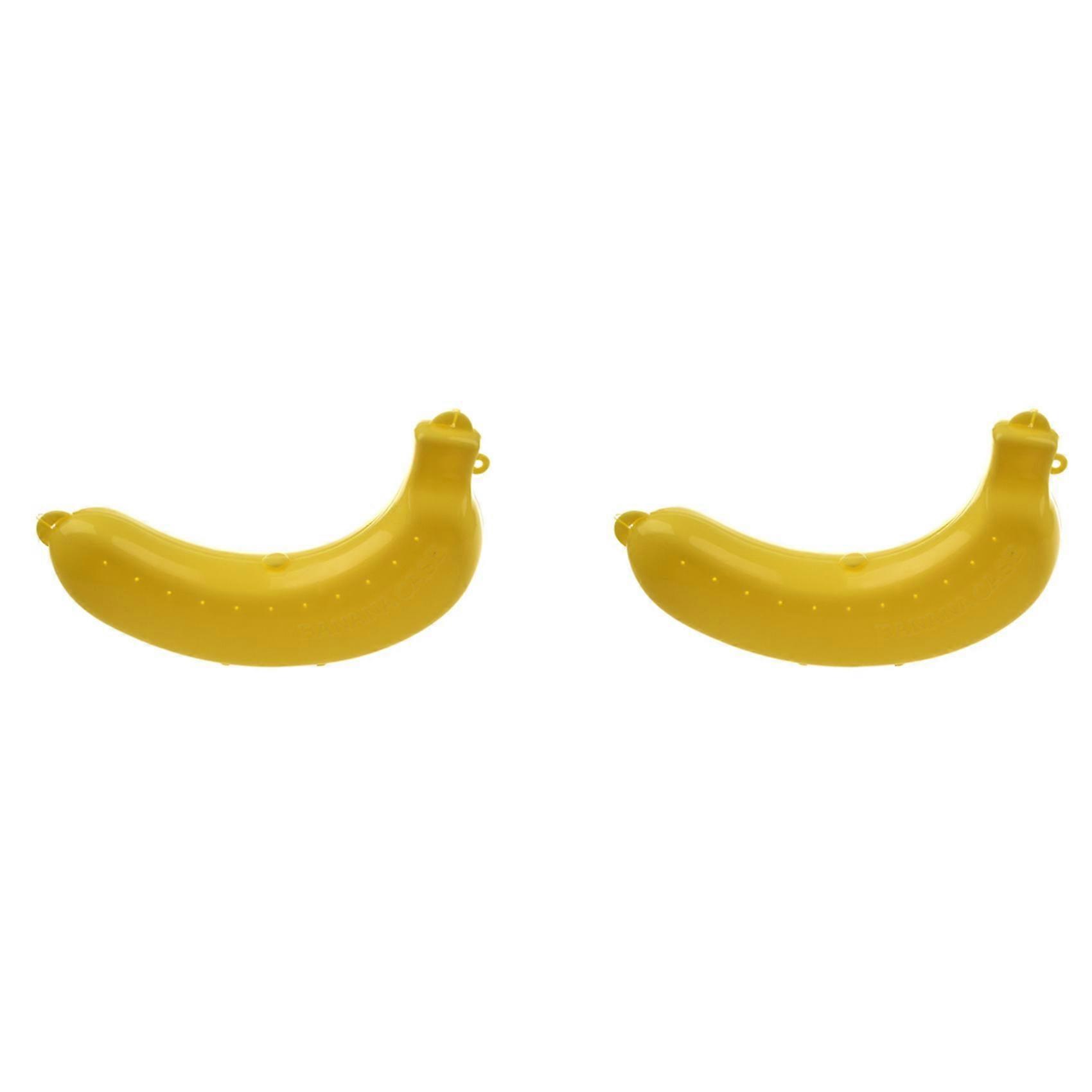 2x Hot Banana Protective Storage Box, Banana Outdoor Box, Perfect Design.
