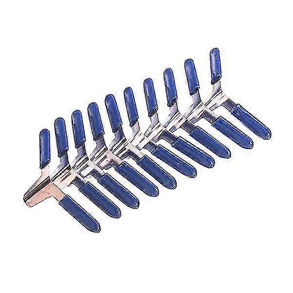 Padlock Shim Set Lock Pick Assistant Tools Professional Locksmith Tool (10 Pcs, Blue)