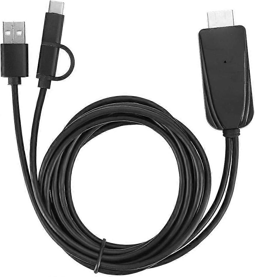 Same Screen Cable - 1080P HD USB-C Adapter Cable Bluetooth Same Screen Cable for Android Mobile Phone