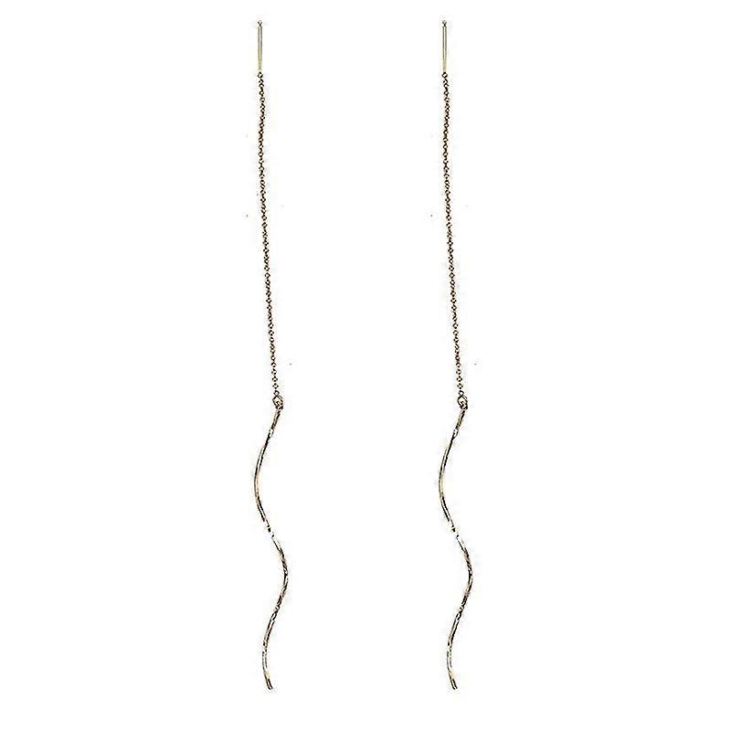 Women's Wavy Curved Earrings