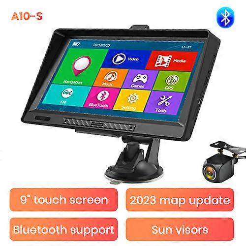 Universal Car GPS Navigation 9 Inch Touch Screen 256M+8G FM Voice Prompts Europe New Map Free Update Truck GPS Navigators A9 A10