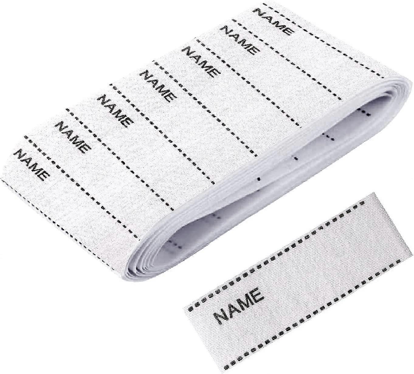 100 Pcs Name Tags, Iron On Name Labels for Clothes Washable Name Tapes Name Tags