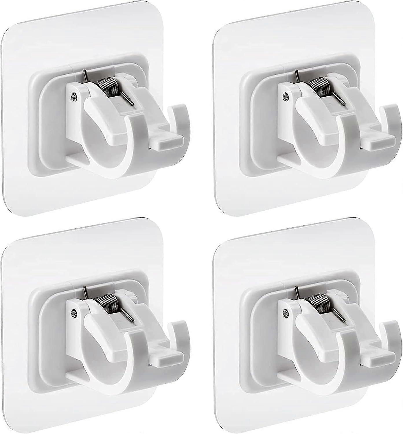 Curtain rod brackets 4pcs White