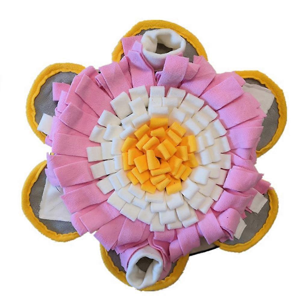 Dog Snuffle Plush Toy Dispensing Flower for Dogs Interactive Stuffed Chew Toy