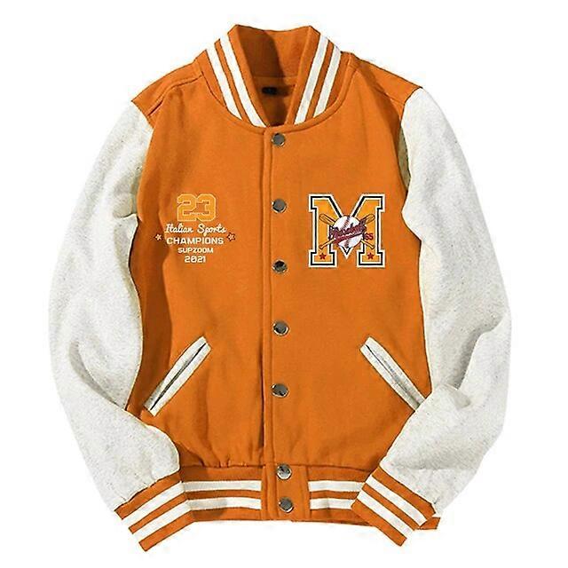 Supzoom وصول جديد رسالة الضلع الأكمام القطن أعلى شعار الموضة واحد الصدر عارضة بومبر سترة بيسبول فضفاضة سترة فضفاضة سترة سترة معطف وسترات