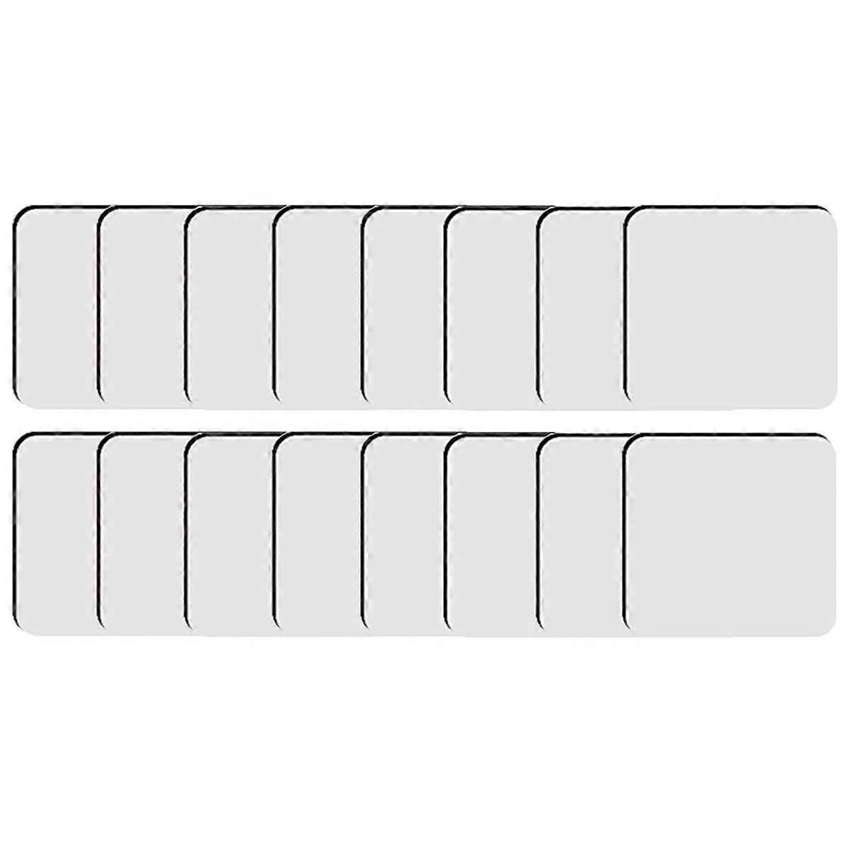 18Pcs Sublimation Quadratische Untersetzer Rohlinge Bulk MDF Rohlinge Hartfaserplatte Kork Untersetzer Blank MDF Kork Untersetzer
