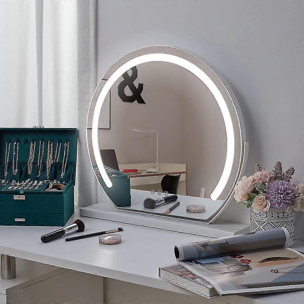 Round Vanity Led Lighted Makeup