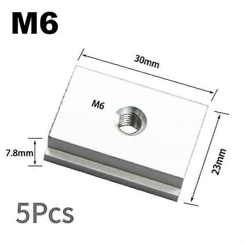 Woodworking T Track Quick Acting Hold Down Clamps Set Cnc Router Machine Pressure Plate Miter M6 Screw Pressing Block T Slider