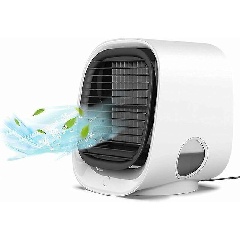 Portable Mini Air Conditioner, 3 in 1 Air Cooler Fan Air Conditioner 3 Speeds Personal Portable Air Conditioner Mini Quiet Air Conditioner for Home & 