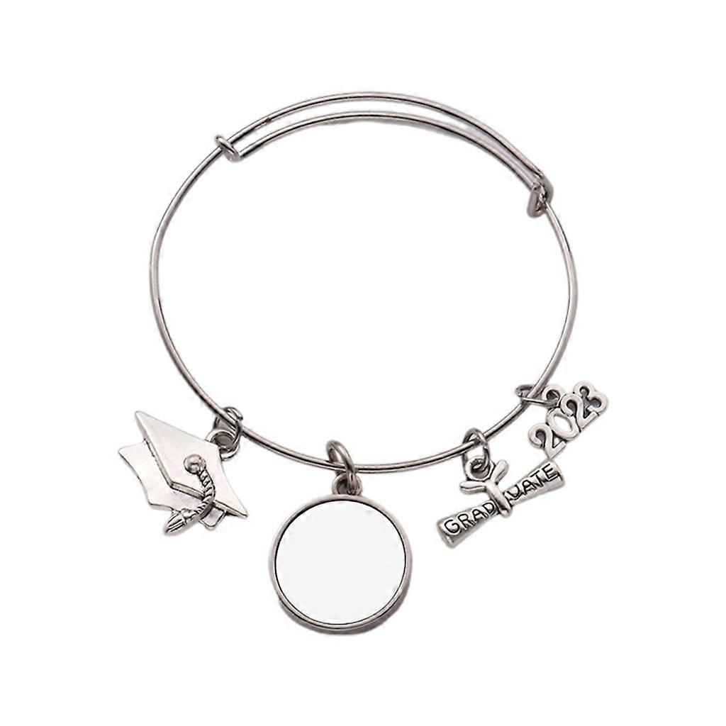 Simple 2023 Graduation Bracelet Blank Cuff Bangle Sublimation Blanks Bracelet
