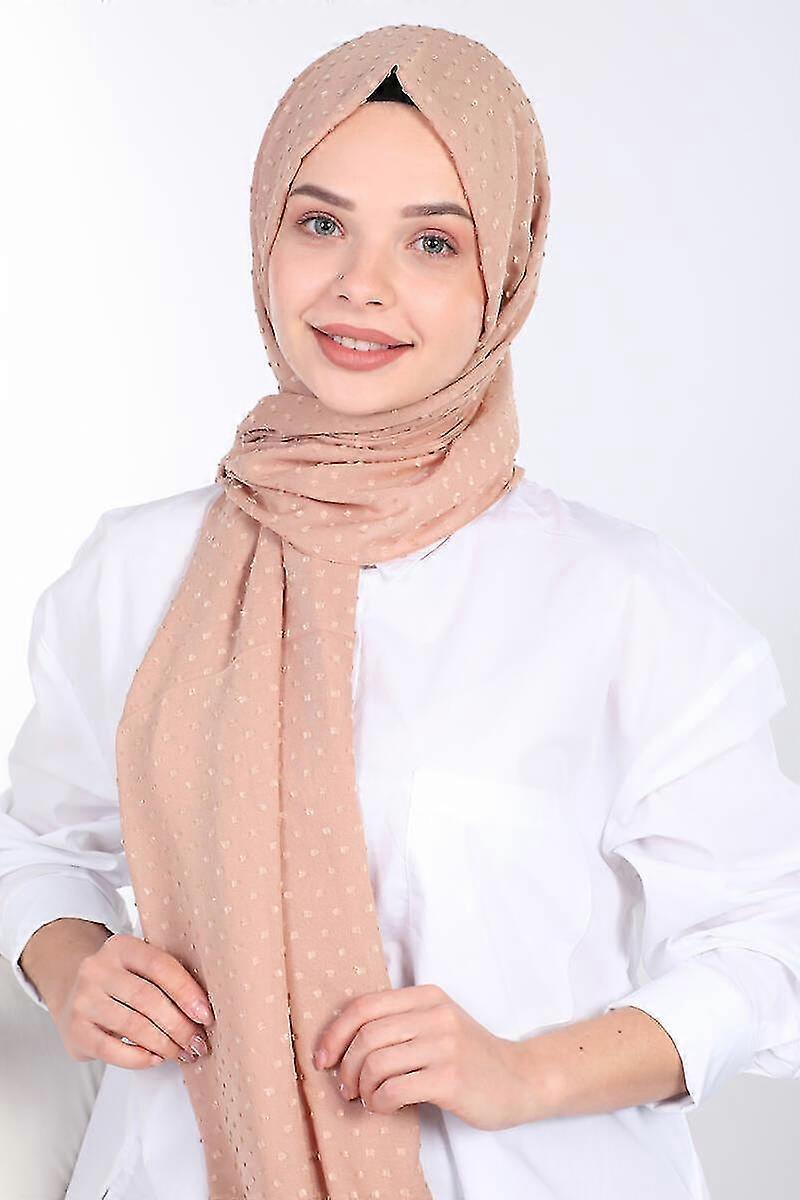 Miray Ptpit Chiffon Châle Latte