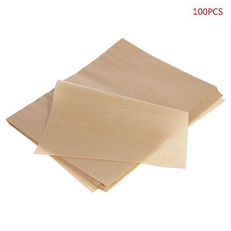 100pcs Unbleached Parchment Paper Sheets For Baking Non-Stick Kitchen Tool 12x16