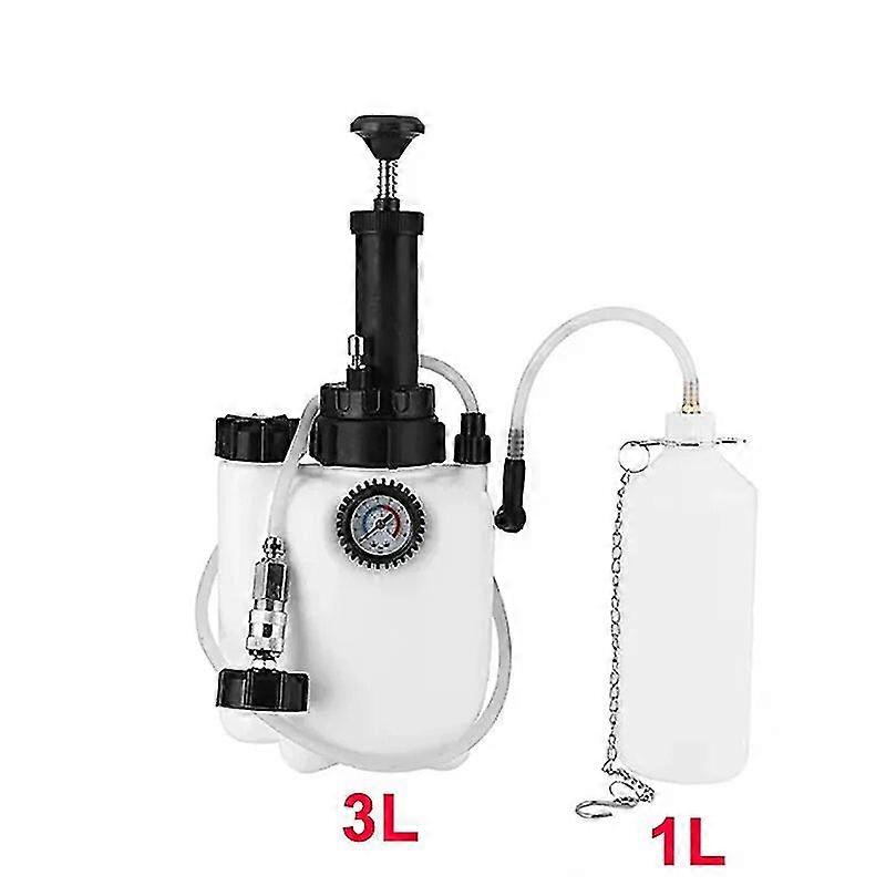 3L Pneumatic Car Brake Fluid Bleeder Bleeding Tool Brake Oil Replacement Kit