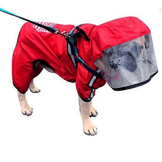 Dog Raincoat Large Pet Waterproof Coat Rain Jacket for Dogs