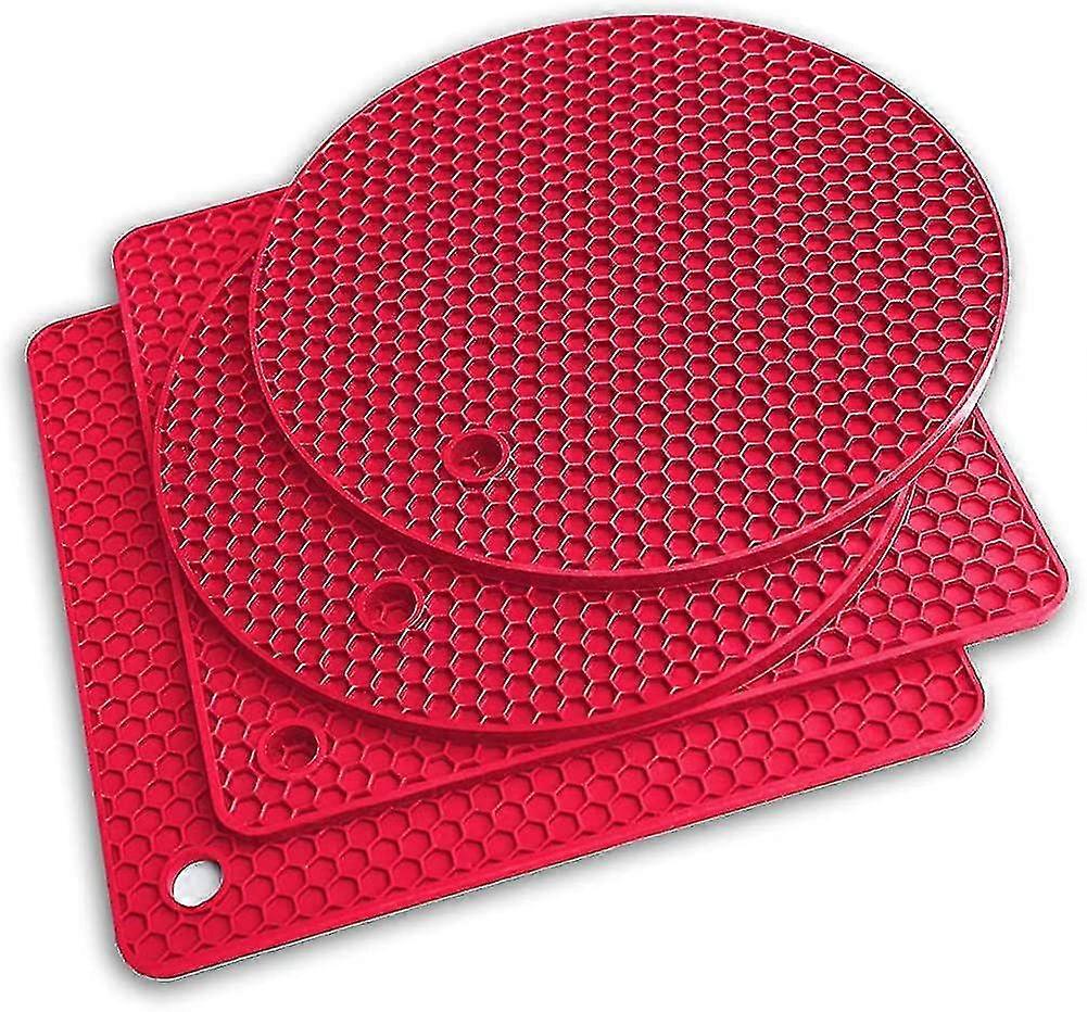 Silicone Trivet - Non-slip Silicone Trivet - Heat Resistant 250c - Pot Openers