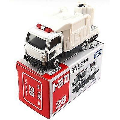 シミュレーション車モデル合金おもちゃ28いすゞインフォメーションカー