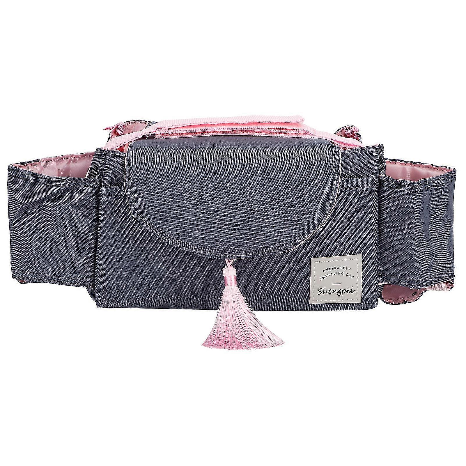 Baby Stroller Hanging Bag Organizer Universal Cup Holder Storage Bag Strollers Accessory