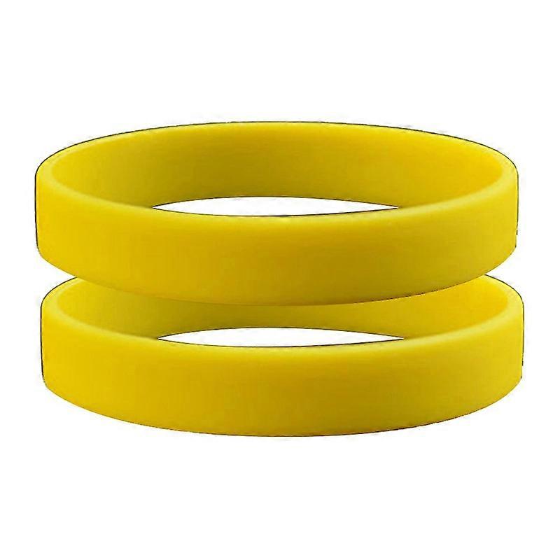 2Pcs 패션 실리콘 팔찌 팔찌 팔찌 단색 스포츠 디자인 팔찌 보리스