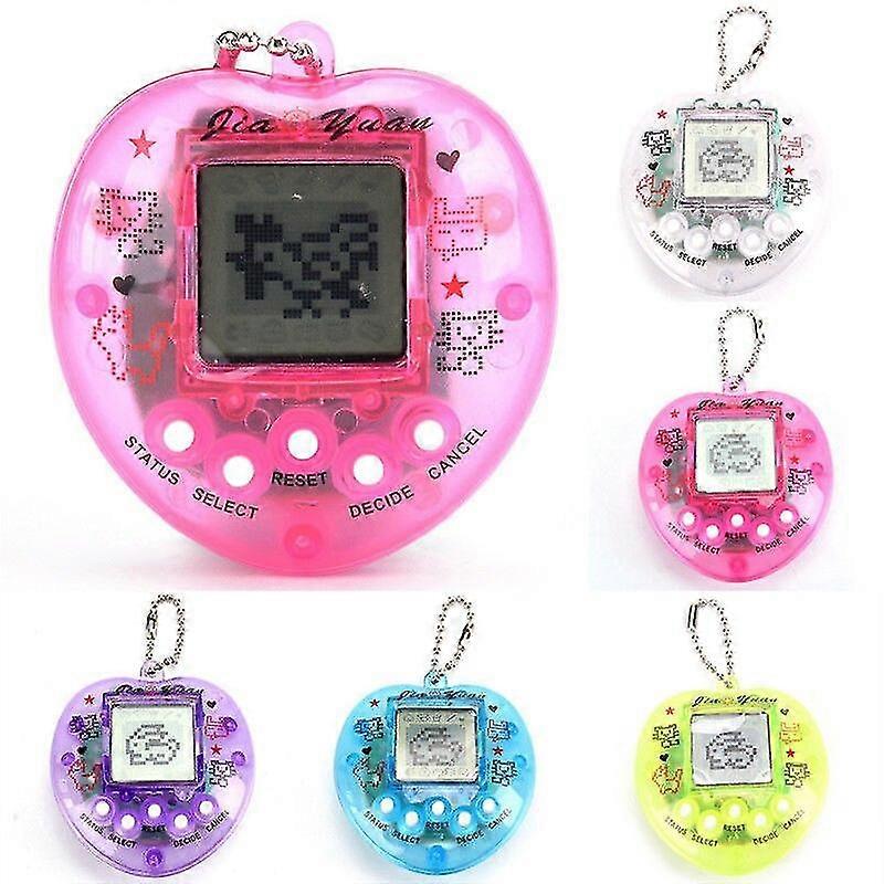 1 stykke elektronisk kæledyr Tamagotchi 90'erne nostalgisk 49 kæledyr i et virtuelt netværk Digital Pet Toy Pixel Sjovt legetøj