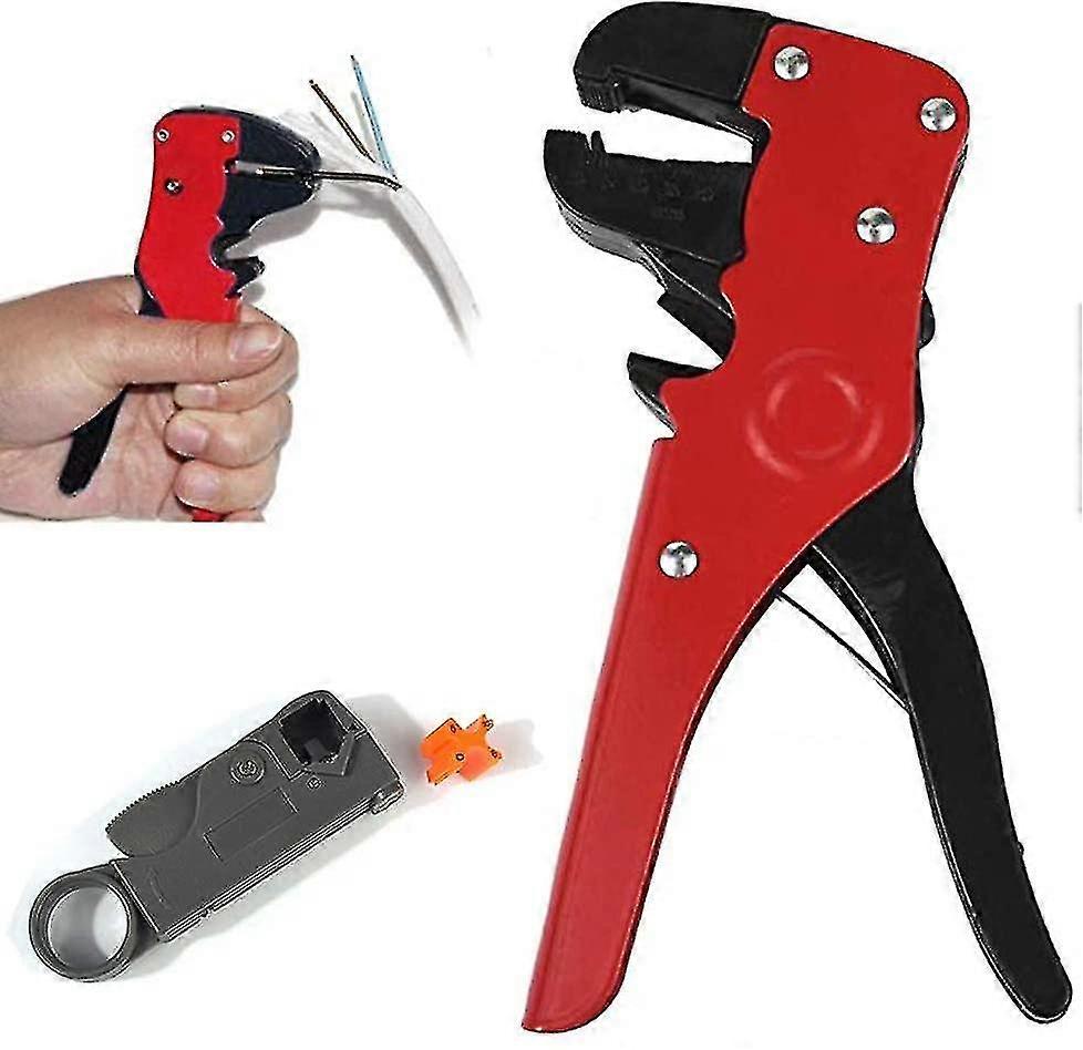 2 Pcs Automatic Wire Stripper, Automatic Compound Wire Stripper Precision Wire