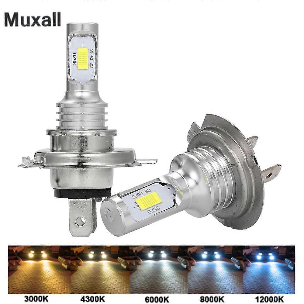 2Pcs H7 H4 car light led Canbus Mini CSP  Head Super Bright Durable H1 H3 H8 H11 HB3 9005 9006 Fog s Turn Signal Lamp Bulbs