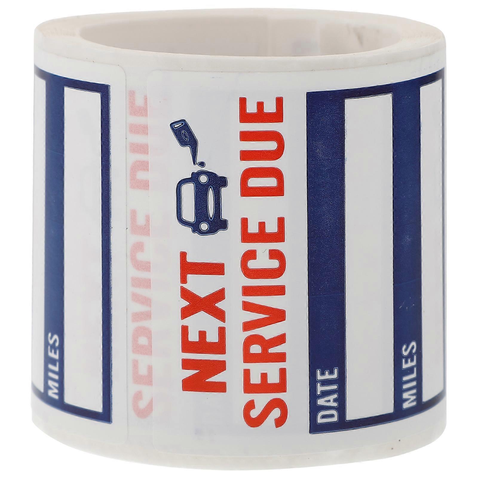 Removable Labels Oil Change Reminder Label Oil Change Window Sticker Check Auto Stickers Service Reminder Labels