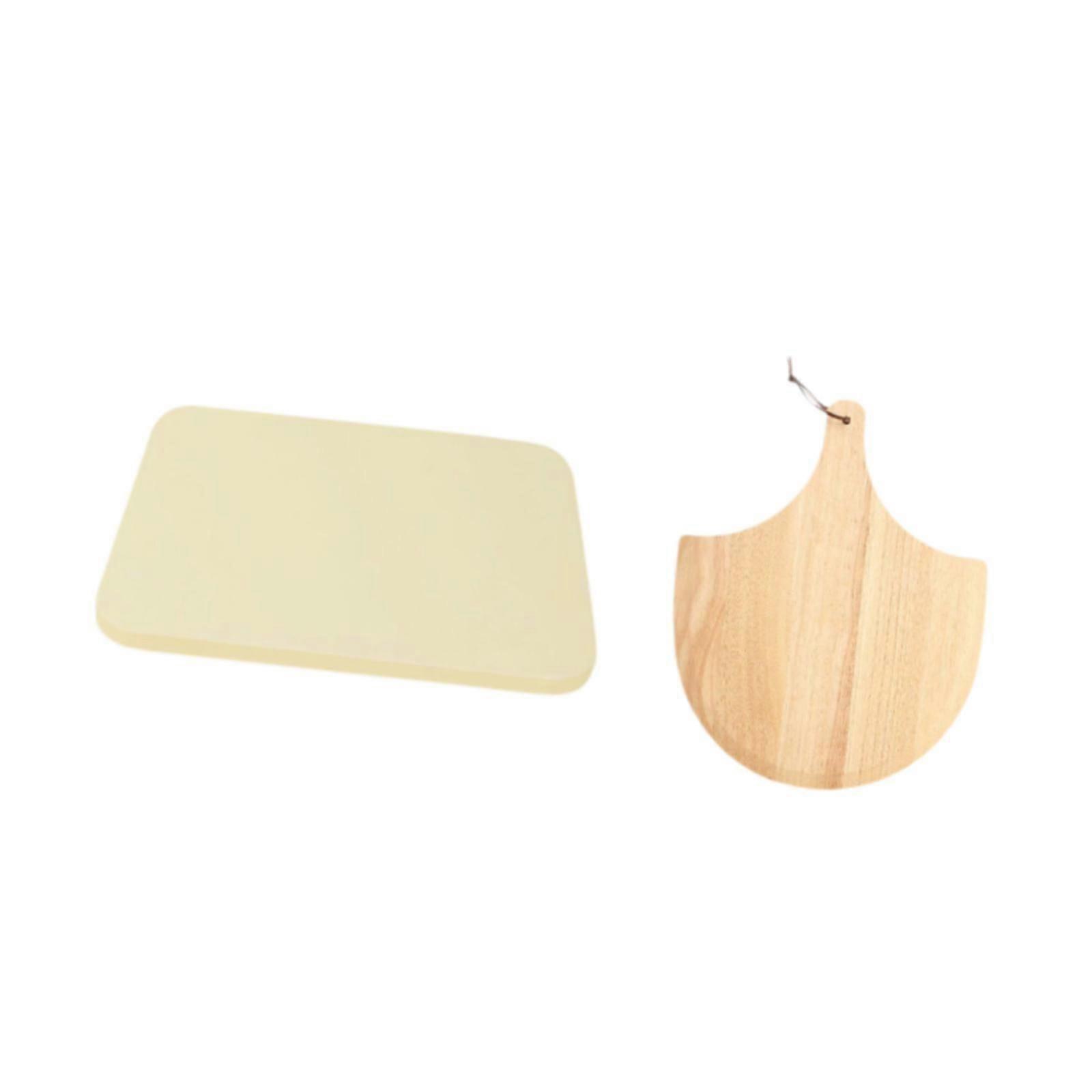 Rektangulära pizzastenskit Cordierit Pizza Pizzaskal för brödgrillning BBQ