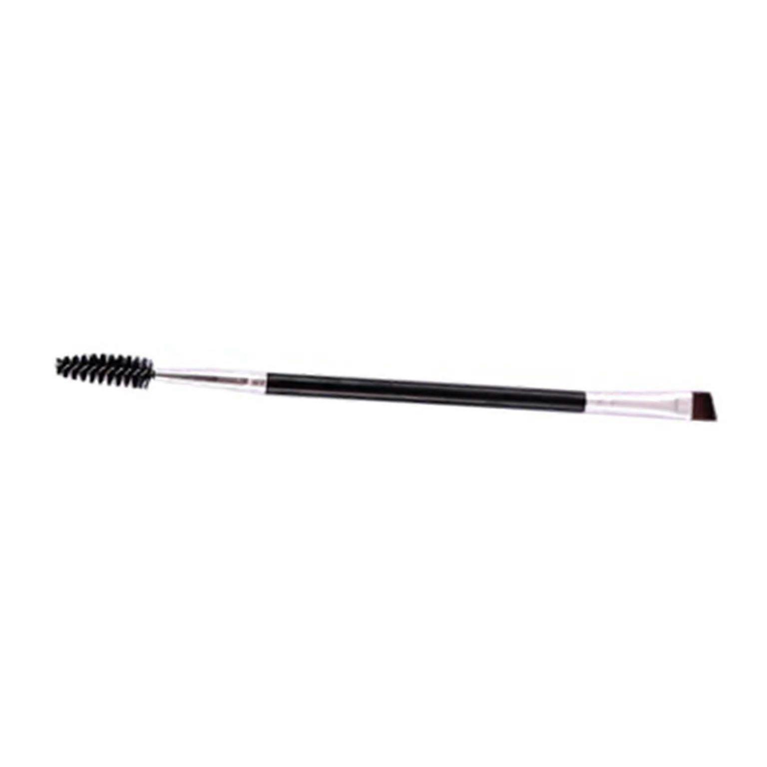 Double-Ended Eyebrow Brush - Angled Makeup Brush for Perfect Brows