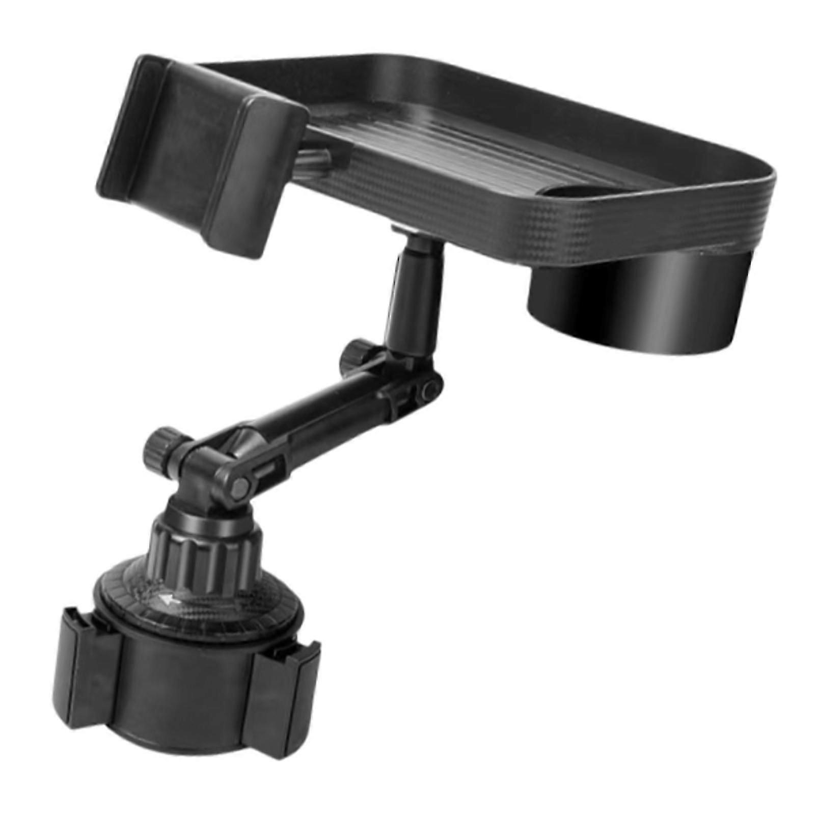 Car Holder Tray 360 Rotation Durability Easy to Install Organizer Food Tray Rectangular Tray