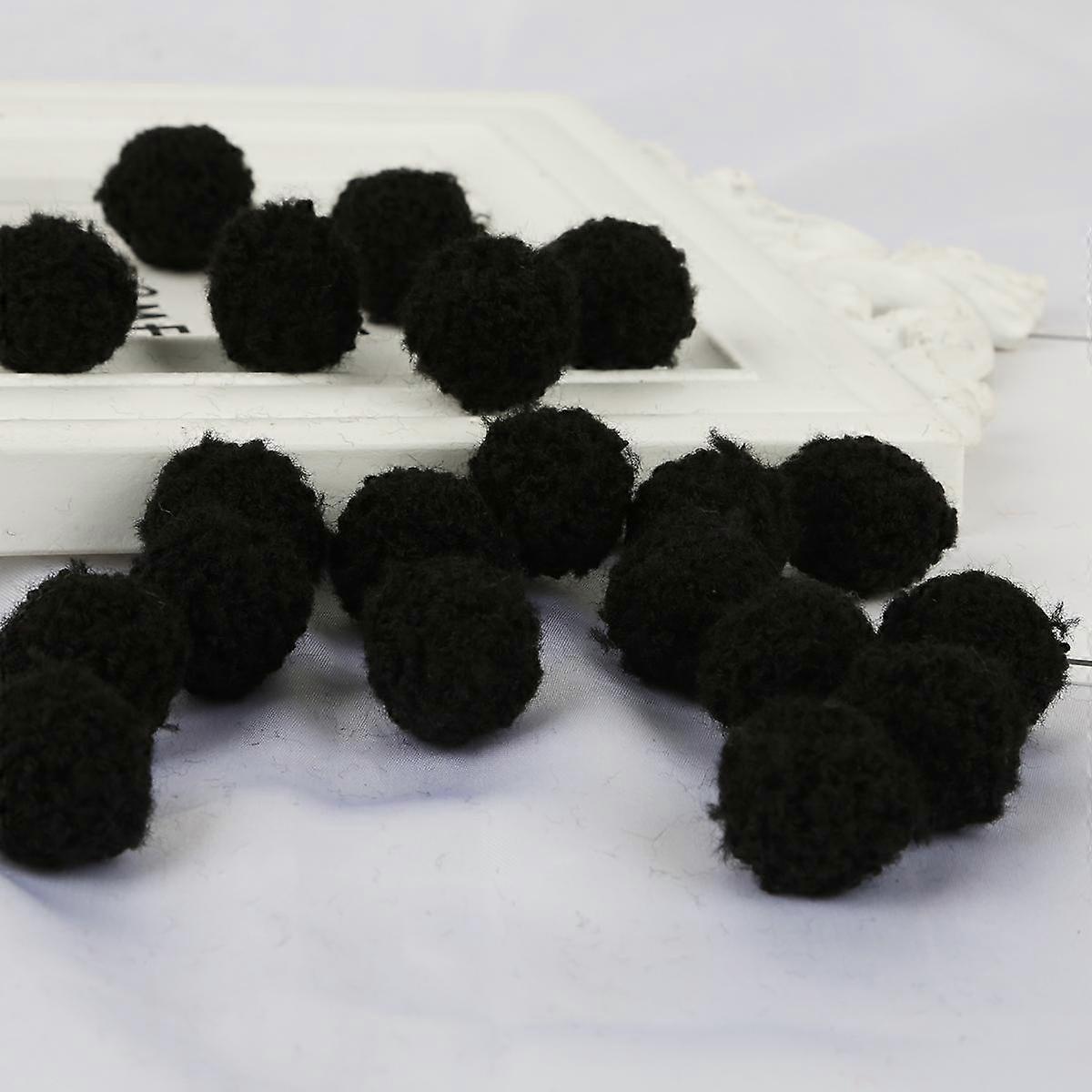 15/20mm Colorful Pompoms Dolls Garment Handmade Material Soft Fluffy Pom Poms Ball For DIY Kids Toys Accessorie
