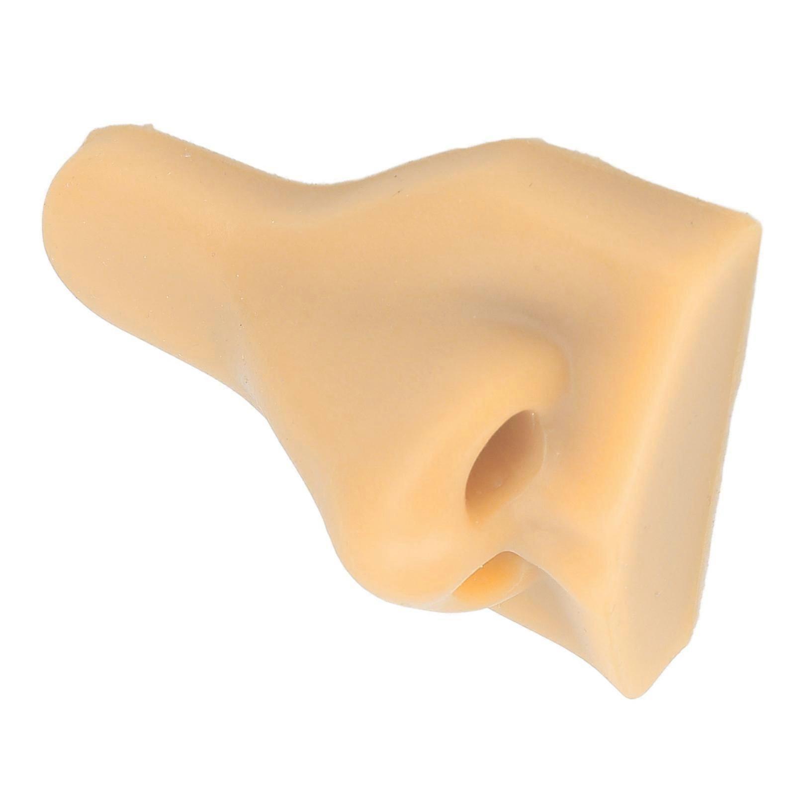 3D Silicone Nose Model Flexible Fake Nose Practice Model for Practicing Suture Jewelry Display Light Skin