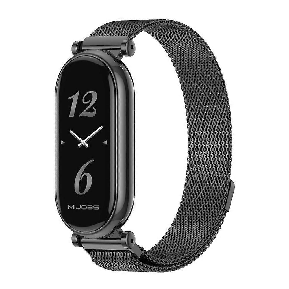 Mijobs GT4 Milan mágneses fém óraszíj Xiaomi Mi Band 8 / 9 / 9 NFC készülékhez