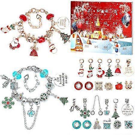 Christmas Advent Countdown Calendar DIY Charm Bracelet Kit