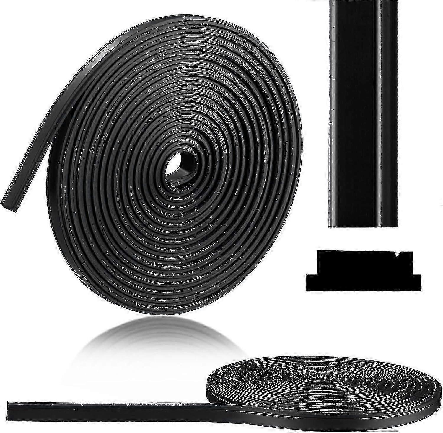 134英寸灵活的磁条插入淋浴门磁条替换长磁卷，用于框架半框架摆动玻璃窗的工艺品