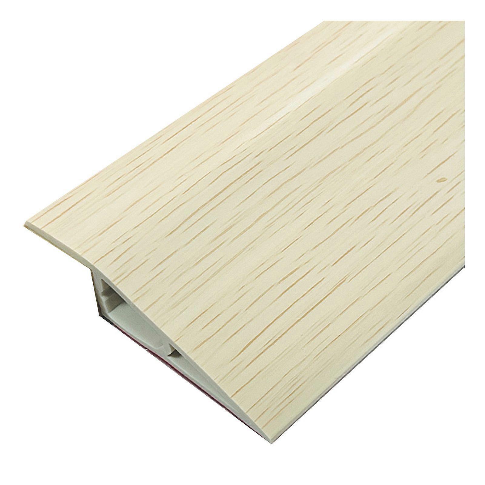 Qinghai 1/1.5CMx100CM PVC Threshold Ramp Self-Adhesive Floor Transition Strip Non-slip Doorways Carpet Tile Overlap Edge Reducer
