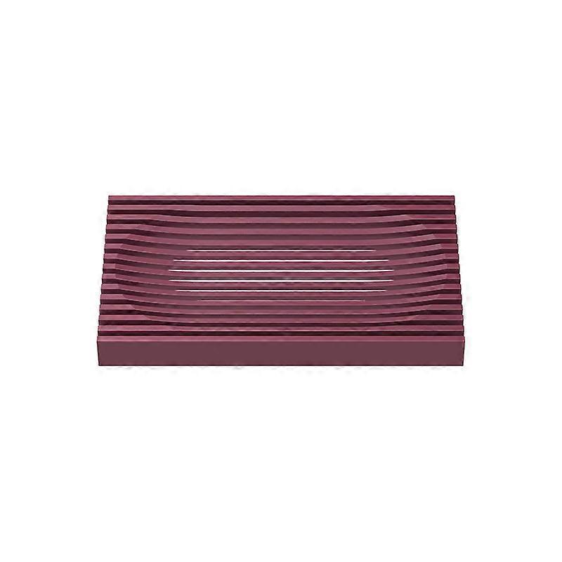 2 Pack Silicone Self-Draining Soap Dish for Shower Bathroom