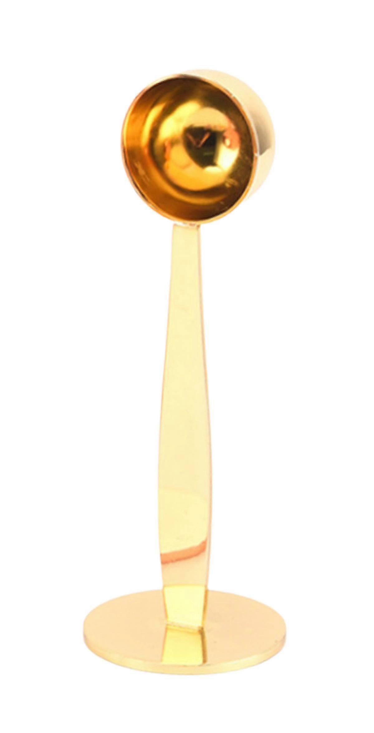 JUSCH Coffee Scoop Tablespoon Measure Spoon Stainless Steel Dual-Purpose Multi Function 2-in-1 Tamper Measuring Tea Scoops-34swer