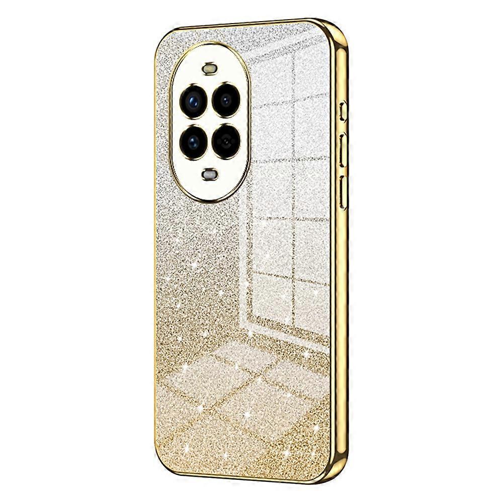 For Huawei nova 13 Pro 5G Case Electroplating Gradient Glitter TPU Phone Cover-Gold