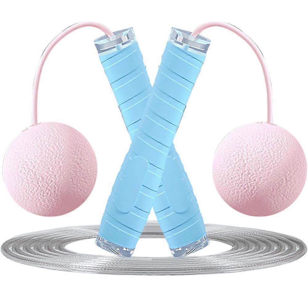 Cordless Jump Rope for Fitness, Adjustable Jump Rope for Workout, Silicone Handle with Ball Bearing