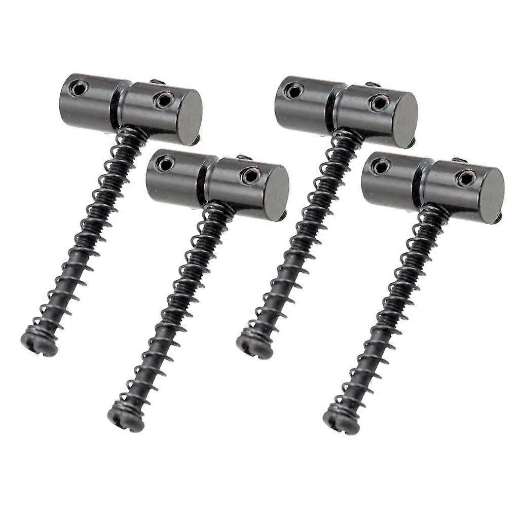 4x Guitar Bass Fixing String Bridge Saddle Zinc Alloy for Replacement