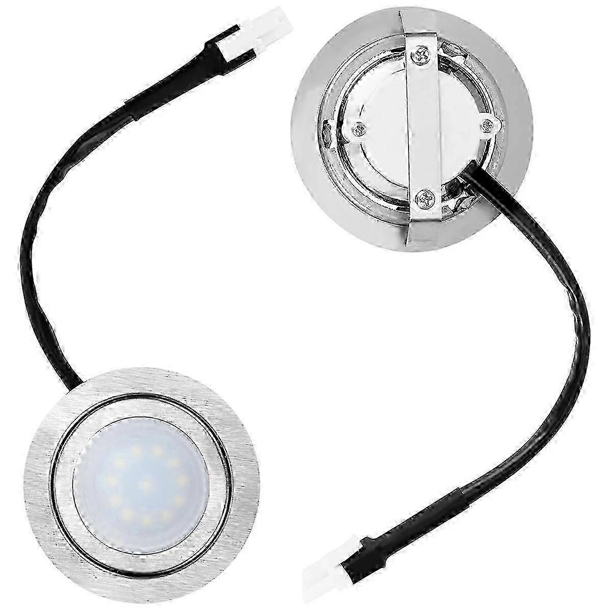 2pcs Range Hood Light Bulbs, Stainless Steel Range Hood LED Light Replacement Recessed Kitchen Range Hood Light new