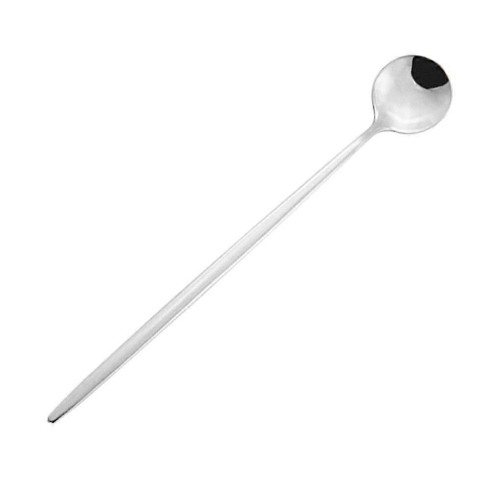 6Pcs Coffee Stirring Spoon Cutlery Set Juice Colorful Tea Spoons Dinnerware Ice Cream Long Handle Scoop Tableware Kitchen Tools