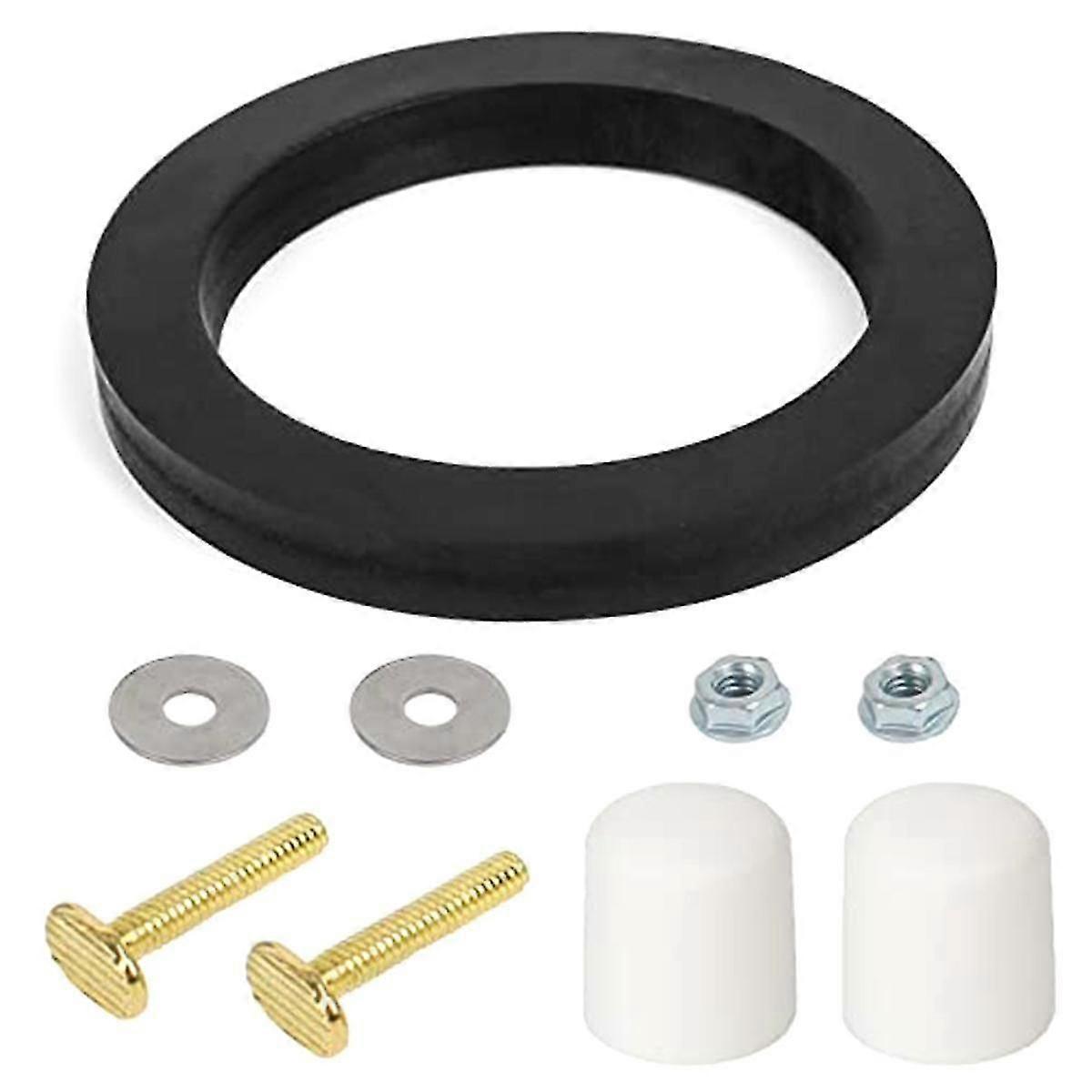 Durable RV Toilet Seal Parts Replacement for 300, 310, 320 Series with Toilet Kit & Mounting Hardwa
