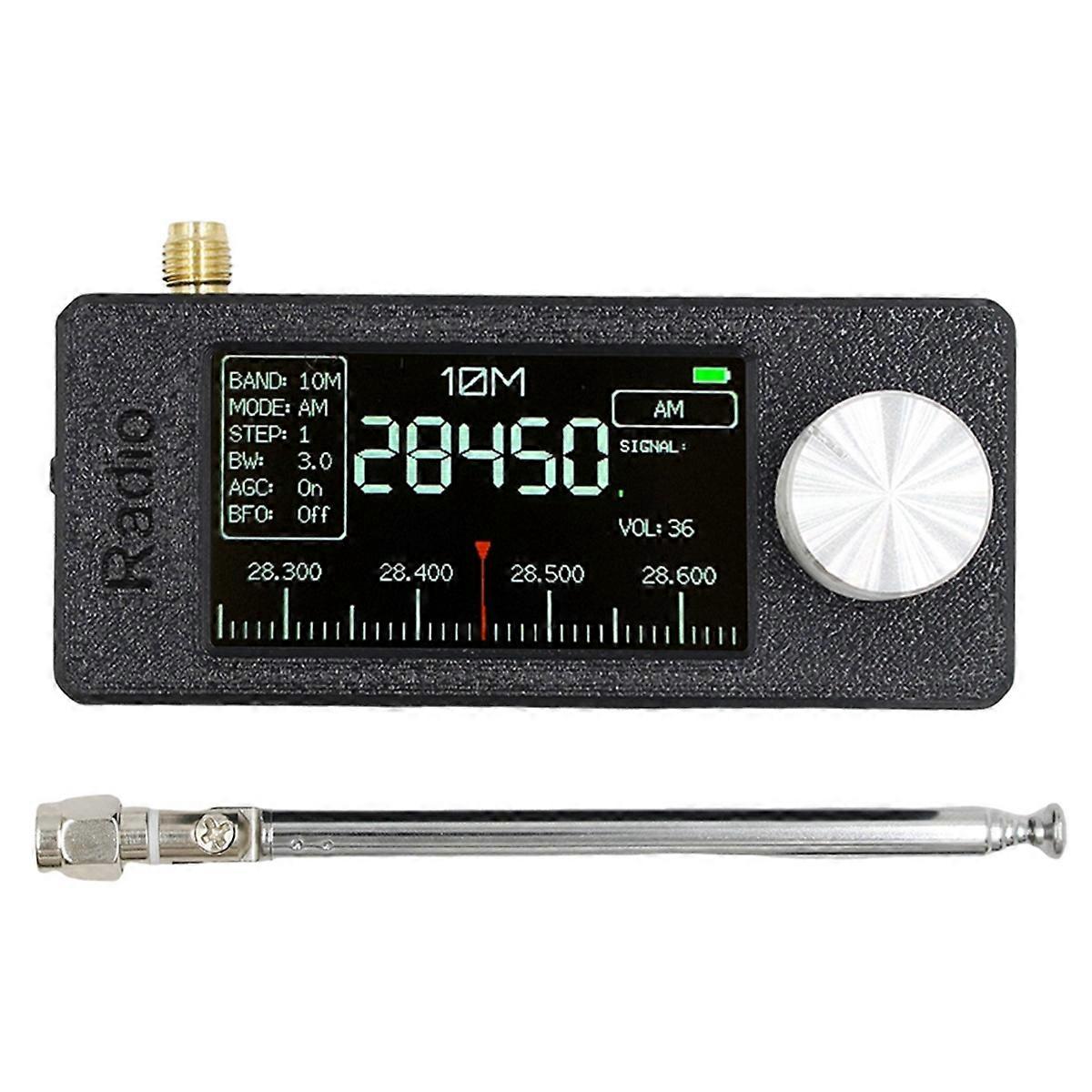 SI4732 Radio Mini Receiver+2 Type Antenna Kit 10Khz-180Mhz Portable Radio AM FM Radio HF SW MW VHF Mini SI4732 Radio
